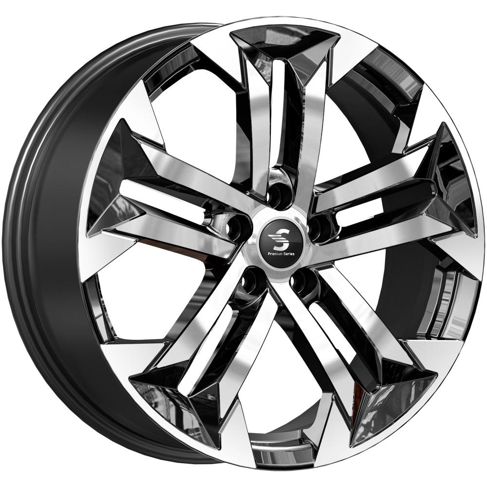 КР015 (19_Haval F7/F7x) (КР015-03) 7.5x19 ЕТ40 5x114.3 64.1 Diamond Black Gris Арт.82132