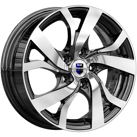 Палермо (КС668-15) 6x15 ЕТ 50 5x108 63.35 алмаз черный Арт.63087