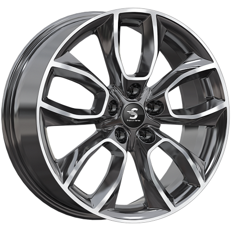 КР001 (18_X-Trail T32) (КР001-04) 7x18 ЕТ45 5x114.3 66.1 Diamond Black Gris Арт.82184